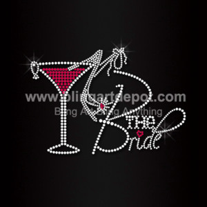 The Bride Rhinestone Iron On Transfer The Bride Rhinestone Iron On Transfer